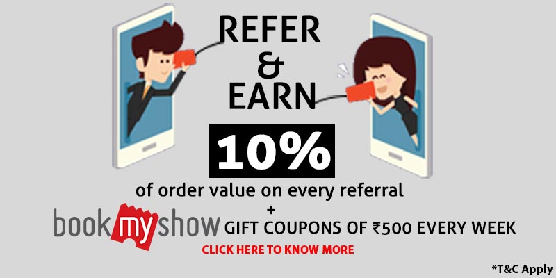 JustShop24 Bookmyshow referal offer